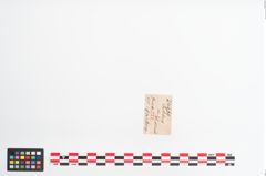 Etiketten zu Eisenlanzenspitze (NHMW-PRAE-024360)